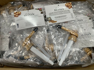 20x Lot Monin 1/2oz Pump for Caramel & Dulce De Leche Sauce for 64oz Monin Syrup