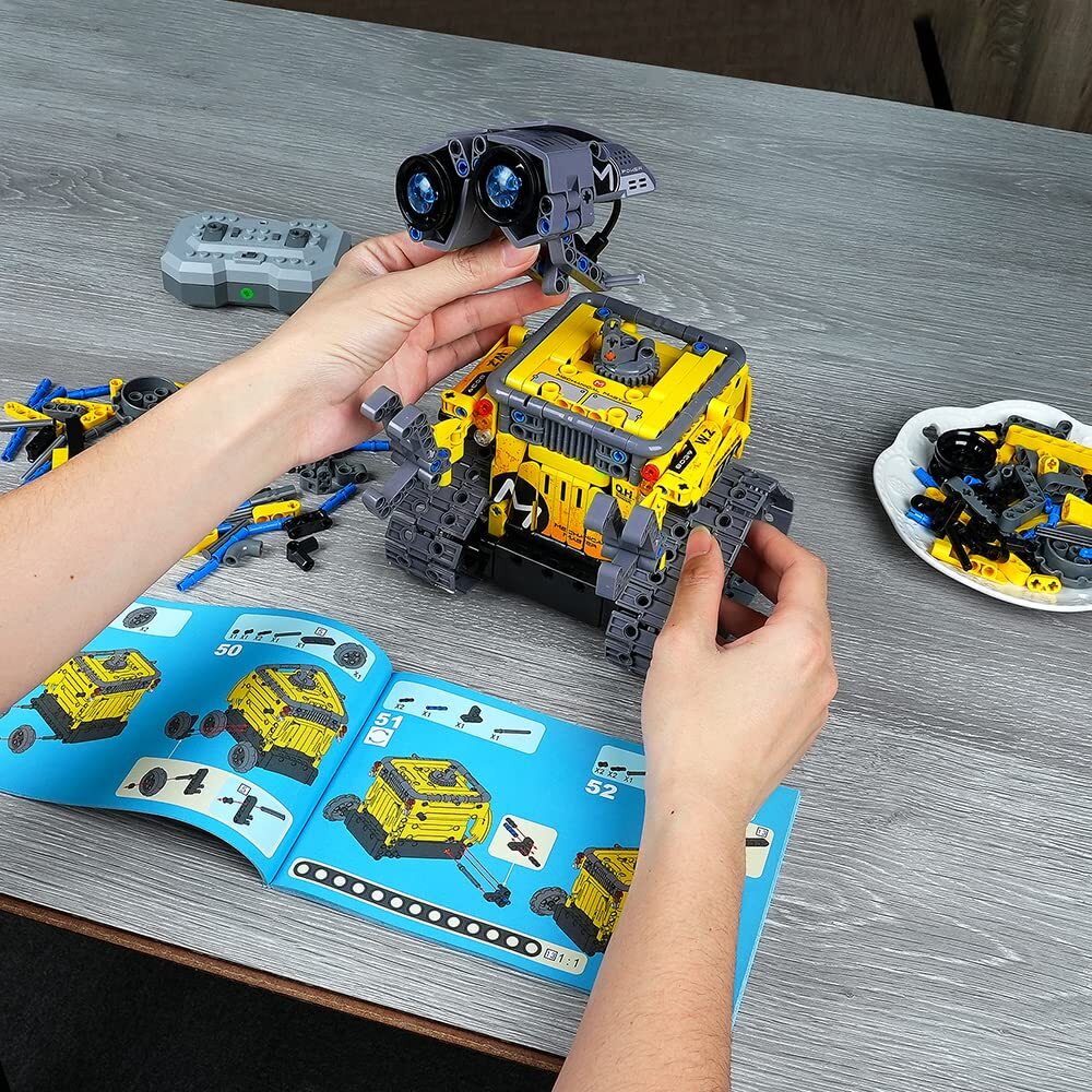 HOGOKIDS Technik Baustein Ferngesteuerter Roboter 520 Stück 3in1 RC Bauspielzeg