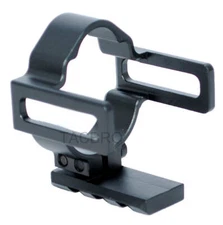 Ruger 10/22 Barrel Band Black Anodized Aluminum with 2 Side M-L0K Slots 1022