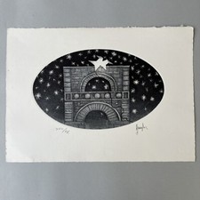 Enrico Benaglia, Acquaforte “arco Di Notte” - 34,5x25 Cm 