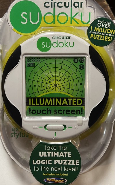 Technosource Circular Sudoku Game Illuminated Touch Screen 20730 NOS 