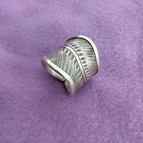 Anillos de plata fina 925 liso ajustable talla libre vintage moda R78038 - Imagen 3 de 5