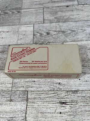 Swingline Brand Arch Crown Staples No. 888-5M Chisel Pointed Vintage Made In USA