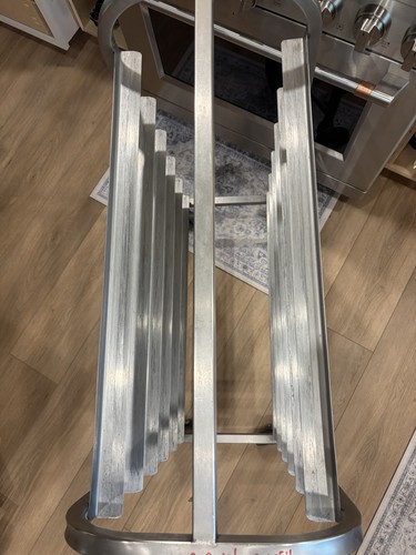 Heavy-Duty Stainless Steel Rolling Rack Cart with Wheels