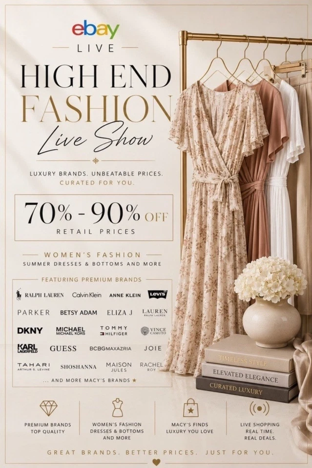 ✨ THE MACY’S LUXURY EDIT ⭐ NWT $1 START — $100K+ Retail Value