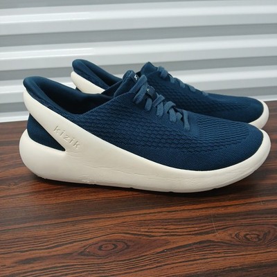 Kizik Roamer Sneakers Mens 12 Women's 13.5 Low Top Blue Hands Free Slip On