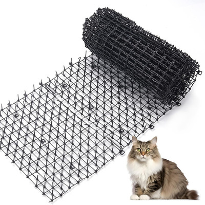 6.5Ft Cat Scat Mat with Soft Spikes, Humane Indoor/Outdoor Cat Deterrent Mat for