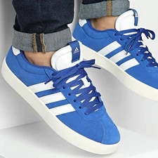 Adidas VL Court 3.0 Men’s Athletic Shoe Blue Sneakers Footwear Trainers #458