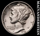 1944 Silver Mercury Dime - Scarce  High Grade  Lustrous  No Reserve  #i5223