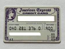 American Express Credit Card 1969 Expiration Rare Great Condition For Its Age
