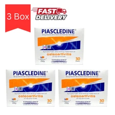 3 X Piascledine 300mg Anti-rheumatic Osteoarthritis Joint-Pains 30 Capsules