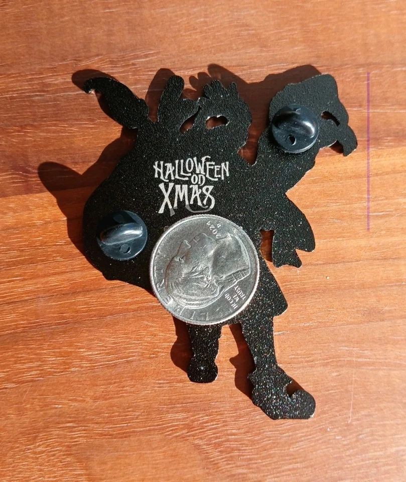 Terrifier X Grinch Art The CLOWN Santa Claus Horror Custom ENAMEL PIN XMAS 🔥 OG - Image 3 of 3