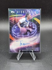 2025-26 Topps Midnight Tristen Newton Stroke Of Midnight Auto /50 Timberwolves
