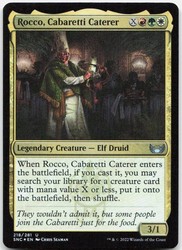 Rocco, Cabaretti Caterer #218 Foil - Streets of New Capenna MTG