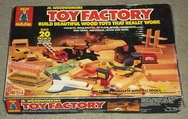BILLY BUILDER JR. WOODWORKERS TOY FACTORY #278, 1984, 20 PROJECTS