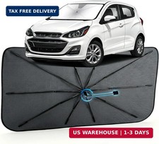 Car Windshield Sun Shade Umbrella for Chevrolet Spark 2013-2022, 1:1 Fit Refl