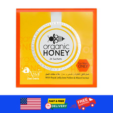 Honey Organic Natural Pack of 24 10G Each Large Sachets 10Gram FAST USA SHIPPING