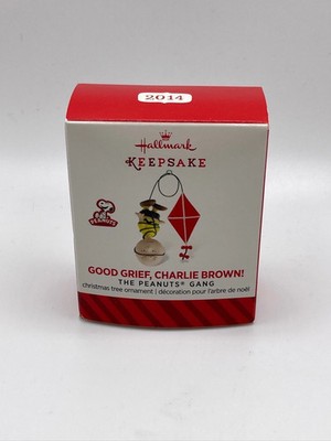 The PEANUTS Gang  Good Grief Charlie Brown Mini Hallmark Ornament 2014-4-5-33