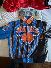 Kith x Knicks Jeff Hamilton Jacket Blue Black Orange 1 /100 size XL