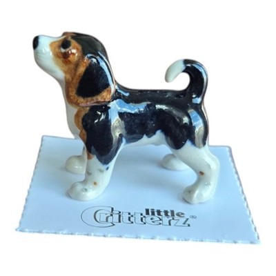 LITTLE CRITTERZ Dog Beagle ''Baxter'' Miniature Figurine New FREE SHIPPING LC807