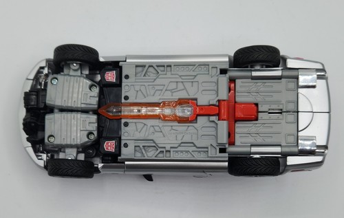 Transformers Alternators 2004 Grimlock Silver Mustang GT Complete In Box - Picture 15 of 24