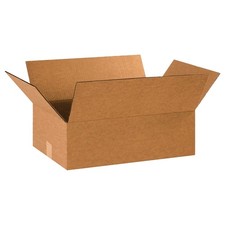 Partners Brand 18x12x6 Corrugated Cardboard Boxes, 18"L x Pack of 25, Kraft