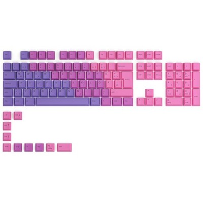 Glorious GPBT Keycaps - 115 Keycaps PBT ISO Layout DE Nebula (GLO-KC-GPBT-N-DE)