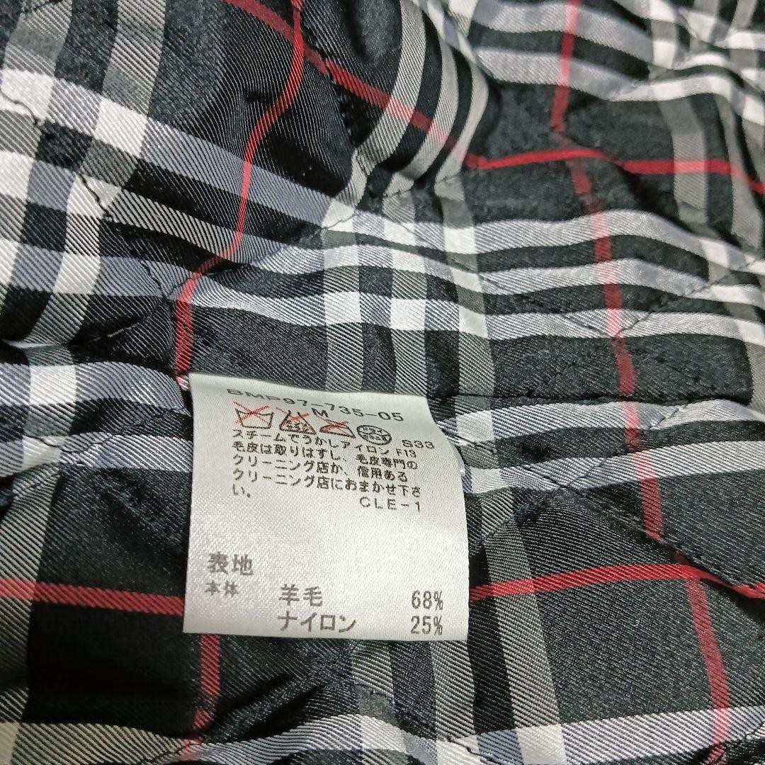 BURBERRY BLACK LABEL Down Jacket Gray Check Size M From Japan thumbnail 22
