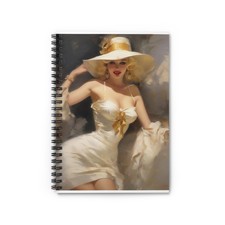 Bombshell Model 1901 Spiral Notebook Ruled Line, Journal, Back To School