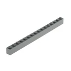 1x Lego Building Brick 1x16x1 New - Dark Grey Star Wars Harry Potter 4210783 2465