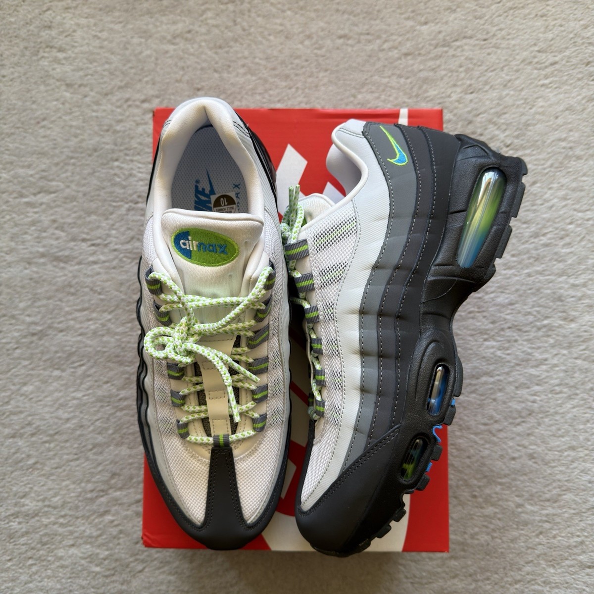 Nike Air Max 95 Big Bubble Green Apple IR1473-010 Brand New Size