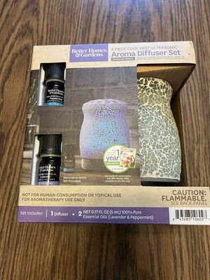 Better Homes And Garden  3 Pcs Aroma Diffuser New in Box