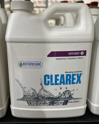 Botanicare Clearex 32 oz / 1 Quart - Salt Leaching Nutrient Flush Solution QT