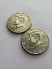 2005 P & D Kennedy Half Dollar (2) Clad Coins Circulated NIFC Free shipping N315