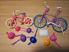 Barbie Kelsey & Skipper Bicycles Bikes & Accessories Vintage 1990s