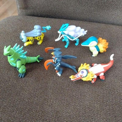 Pokémon Moncolle Figure Bundle Iron Thorn Suicune Raikou Mega Garchomp