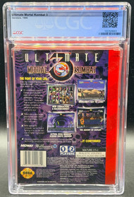 Ultimate Mortal Kombat 3 Sega Genesis Sealed New CGC 9.4 A+ Graded Midway