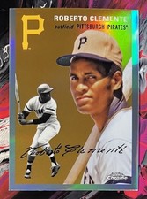 2023 Topps Chrome Platinum Anniversary Roberto Clemente Refractor Pirates HOF