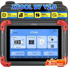 XTOOL D7 Full System Diagnostic Bidirectional Scanner ECU Coding 36+ Services
