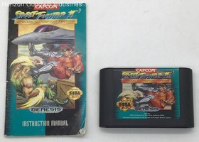 CIB 1993 Sega Genesis Street Fighter 2 Special Champion Edition - T12016 (G)