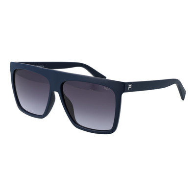 Fila SFI834 06QS Designer Sonnenbrille Herren blau eckiger Farbverlauf 60 mm