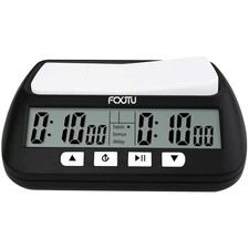 Schachuhr Digitaler Schach-Timer für Brettspiele mit Alarm, professionelle mu...