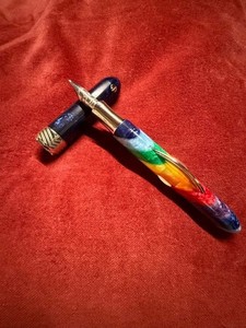 Visconti Fountain Pen Limited Edition Rainbow Rare Collectible Stationery
