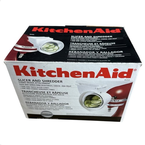 KitchenAid RVSA Slicer/Shredder Attachment w/ Box & Manual — Cracked Housing - Picture 19 of 22