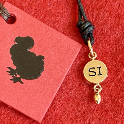 Dodo Pomellato Halskette Anhänger Ja Und Nein Roségold Unisex Selten Nicht Auffindbar Original