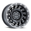 Raceline Rcl957bs-78550-00 Halo Satin Black W Silver Ring 17x85 5x127 0mm Raceline Rcl957bs-78550-00 Halo Satin Black W Silver Ring 17x85 5x127 0mm