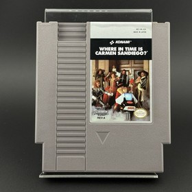 Where in Time is Carmen Sandiego? Nintendo NES Tested Authentic With Cover Great