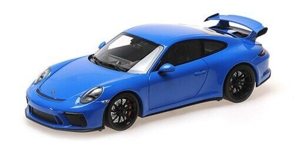 Minichamps 110067024 Porsche 911 GT3 991.2 2017 Blau 1:18 Modellauto-image