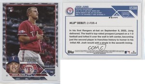 2023 Topps Update Rookie Debut Silver Patterned Foil Josh Jung #US308 Rookie RC
