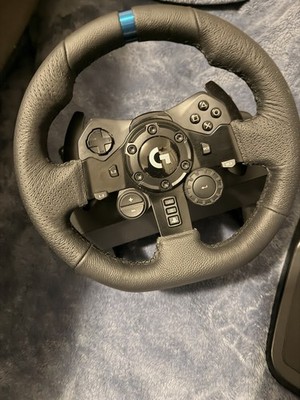 Logitech G923 Wired Racing Wheel Controller Black Built-In Track Ball PS4 PS5 PC